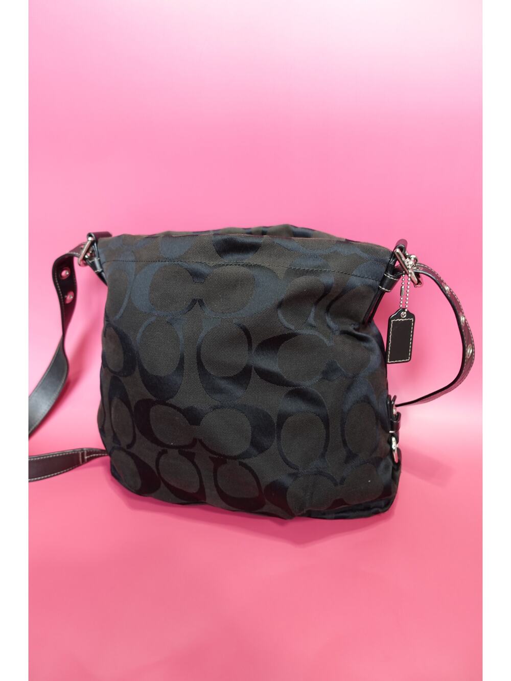 Black Monogram Coach Crossbody
